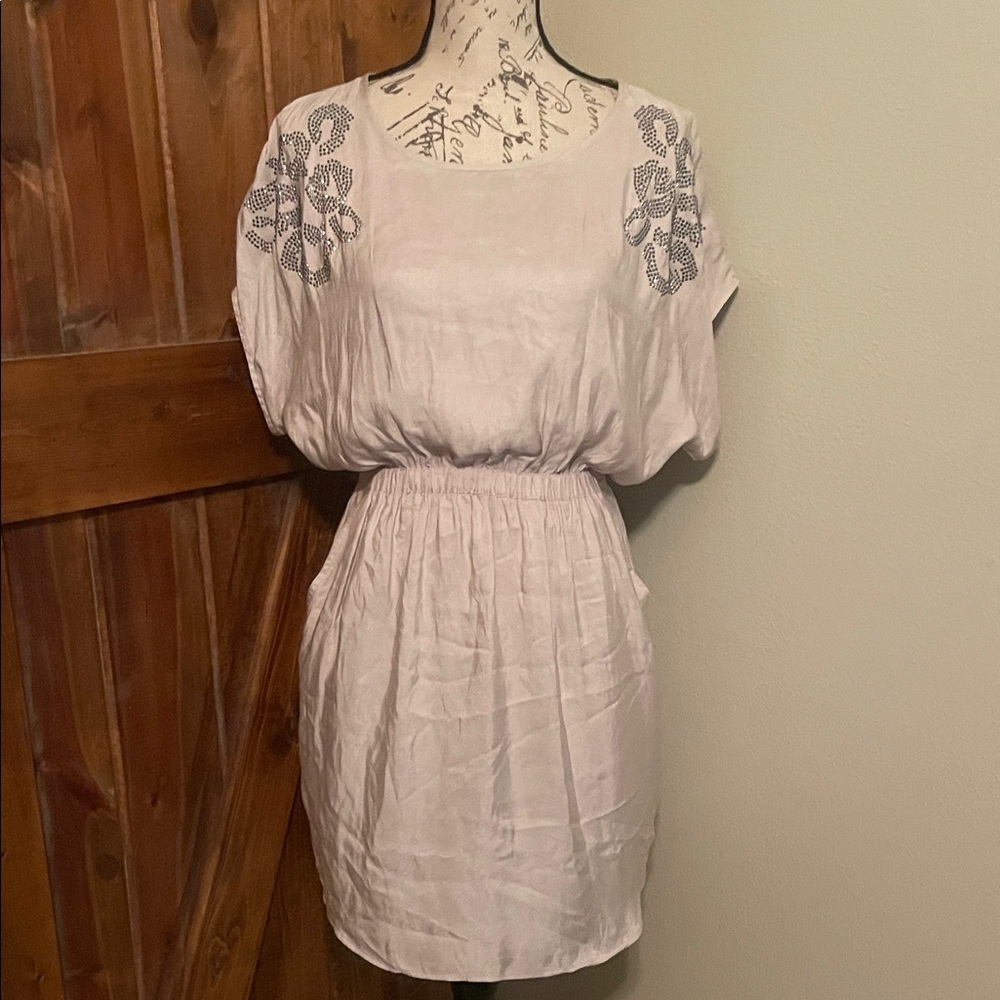 Express Dress with Black Beading